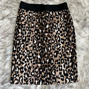 White House Black Market Leopard Pencil Skirt (6)
